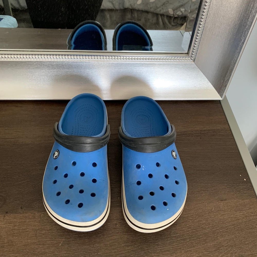 Blue Crocs
